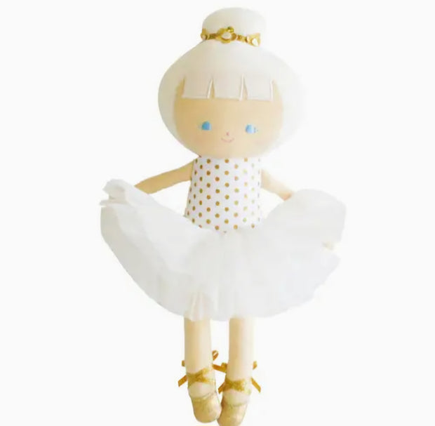 Alimrose Doll- Baby Ballerina Doll gold spot